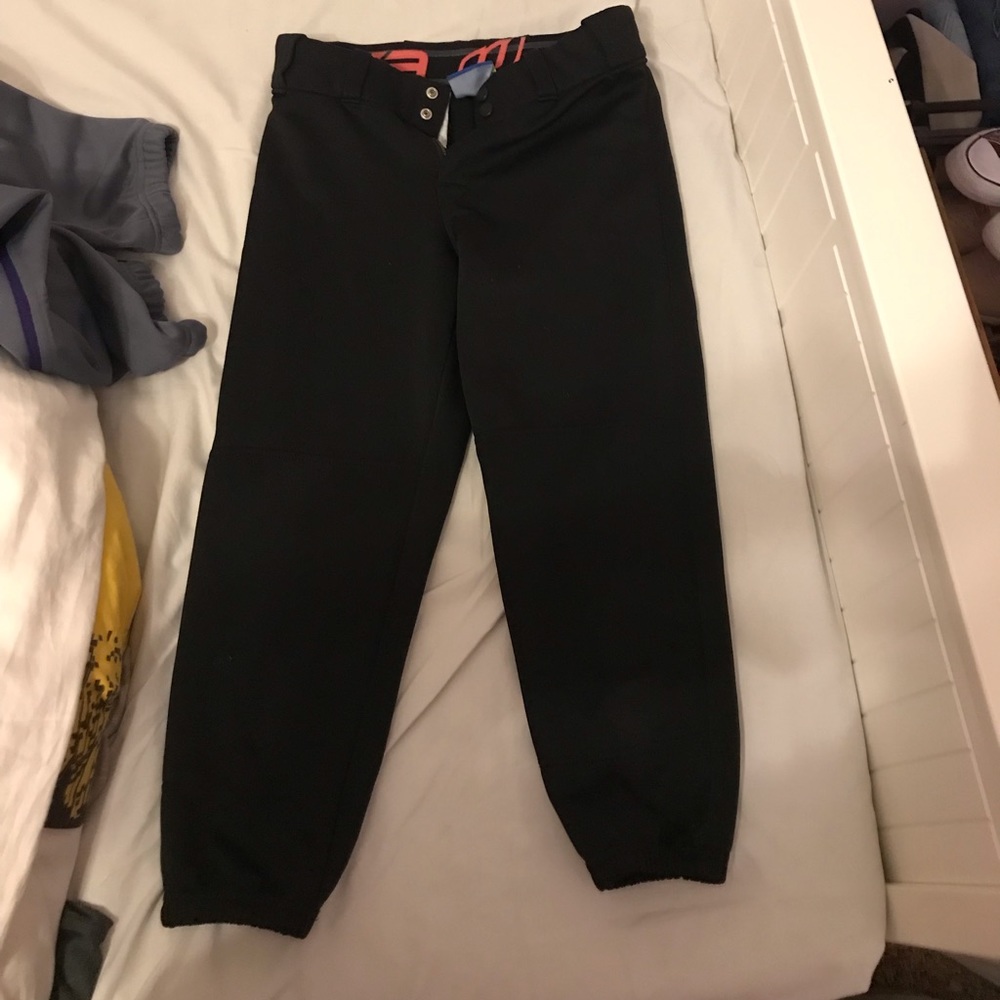 Black softball pants
